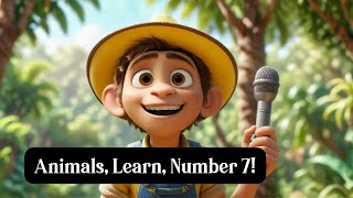 Number 7 with Animals | Education with Mombo