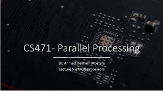 Parallel Processing | Lecture 5