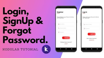 Kodular Login and SignUp System with Forgot Password and Email Already Exists - Complete Tutorials