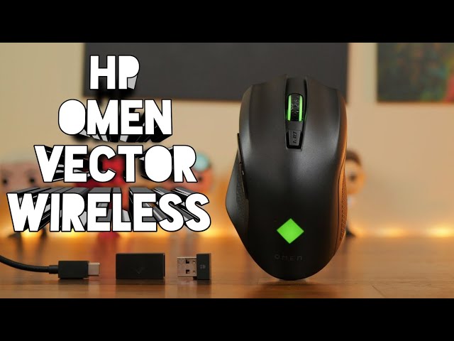 HP OMEN Vector Mouse - USB 2.0 Connectivity - OMEN Radar 3 Sensor - 1600  DPI resolution - 99% accuracy & 450 IPS - Feat. OMEN Command Center software