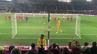 Wayne Rooney panenka penalty V Fulham Feb 21st 2020