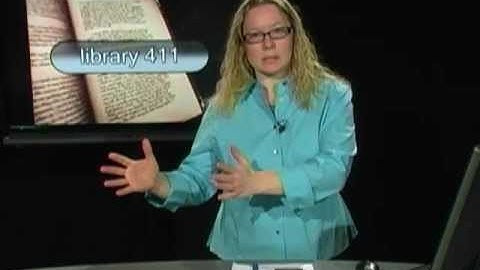 Library 411 - Research Tips