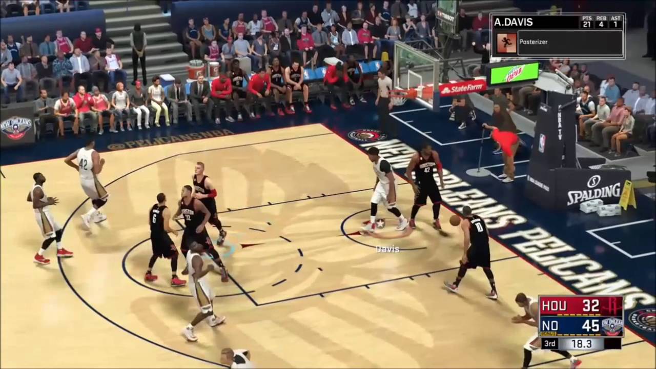 standing dunk
