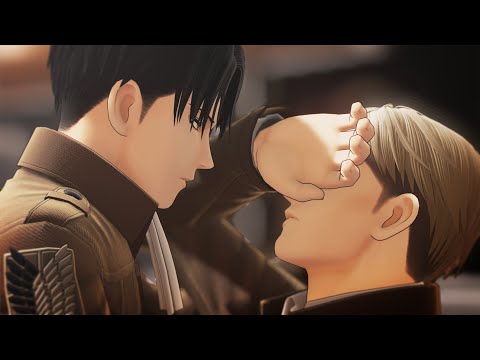 【進撃のMMD】浴槽とネオンテトラ 【エルヴィン・リヴァイ】