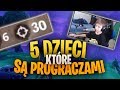 5 NAJLEPSZYCH DZIECI - PROPLAYERÓW FORTNITE NA ŚWIECIE - LEPSI OD NINJY?