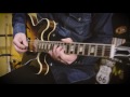 Hard times ray charles blues guitar solo on a gibson custom 1963 es335 nashville