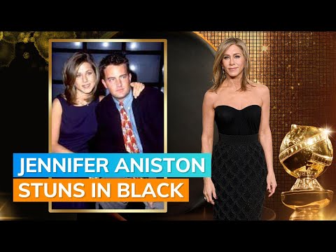 Golden Globes: Jennifer Aniston Wears Black For First Public Appearance After Matthew Perry's Death