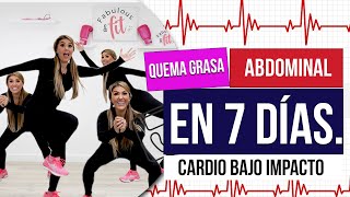 #RETO: QUEMA GRASA ABDOMINAL EN 7 DÍAS ¡CARDIO BAJO IMPACTO! by Adelgaza20 con Ingrid Macher, 111,103 views 3 years ago 11 minutes, 18 seconds