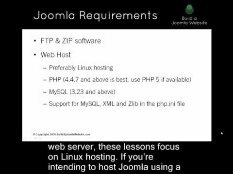 Joomla 1.5 Tutorial - Lesson 1 - Introduction