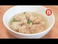 Wantan Soup with Meat and Prawn Filling | Wantan Soup | 馄饨 | 云吞 | 抄手 | 清汤 [Nyonya Cooking]