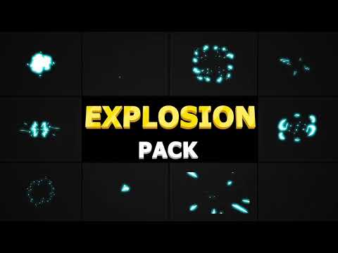 2D Explosion Elements | Davinci Resolve Template