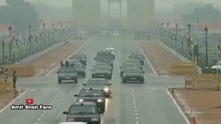 Narendra Modi entry from 😱 Delhi lal kila 😈 khatarnak entry range rover car