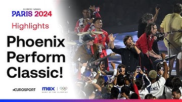 Rock Band Phoenix perform Lisztomania at the Paris Olympics Closing Ceremony 🔥 | #Paris2024