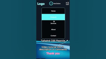 Responsive Navigation Bar #reactjs #tailwindcss #coding #navbar #responsive #shortvideo #shorts