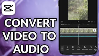 How To Convert Video To Audio In CapCut Mobile