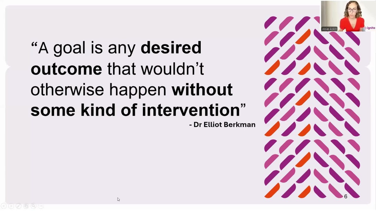 Ignite webinar: Systems eat goals for breakfast - Part 2: Build resilient goals