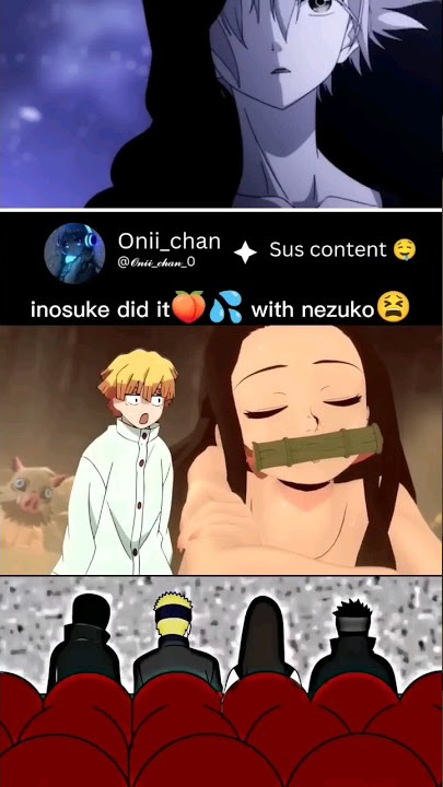 Naruto squad reaction on Nezuko x inosuke😁😁😁