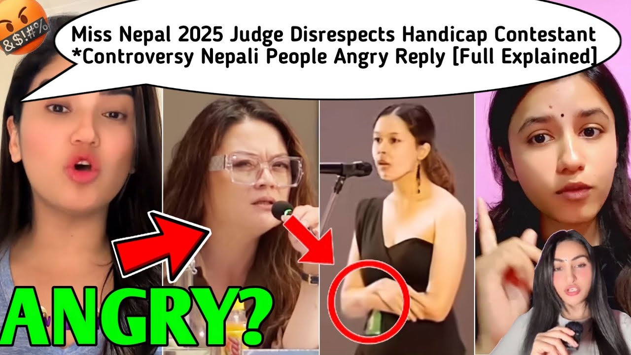 Miss Nepal 2025 Judge Disrespects Handicap😱🤬Big Controversy Nepali People Angry Reply Full Explained