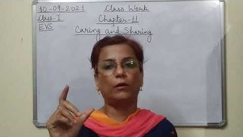 Class I EVS 10 09 2021 by Mrs Ranjana Dhar Ch 11 Part 3
