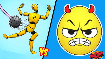 DRAW TO SMASH: Logic Puzzle vs RAGDOLL DESTROY : Bone Breaker,9999,2048,Android Gameplay,
