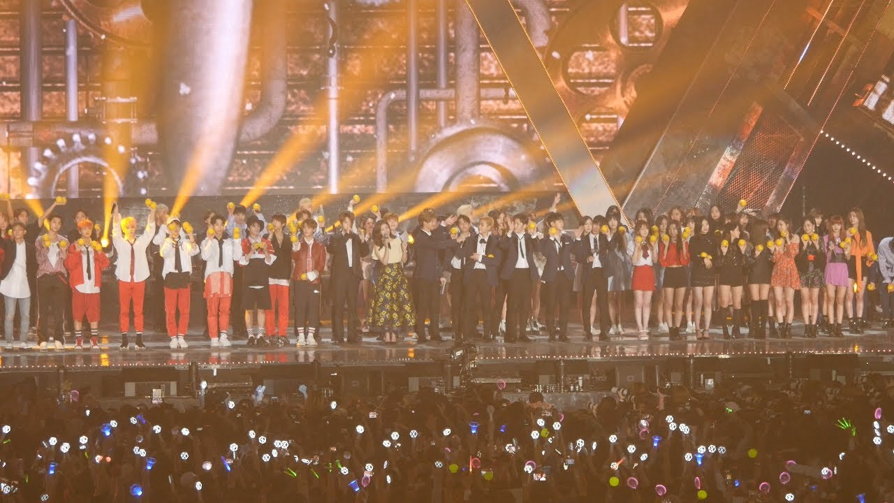 171001 전출연진 대표곡 리믹스 엔딩 (Ending) 직캠 Fancam (코리아뮤직페스티벌) by Mera