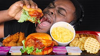 BEAST FEAST ASMR CHIK FIL A MUKBANG