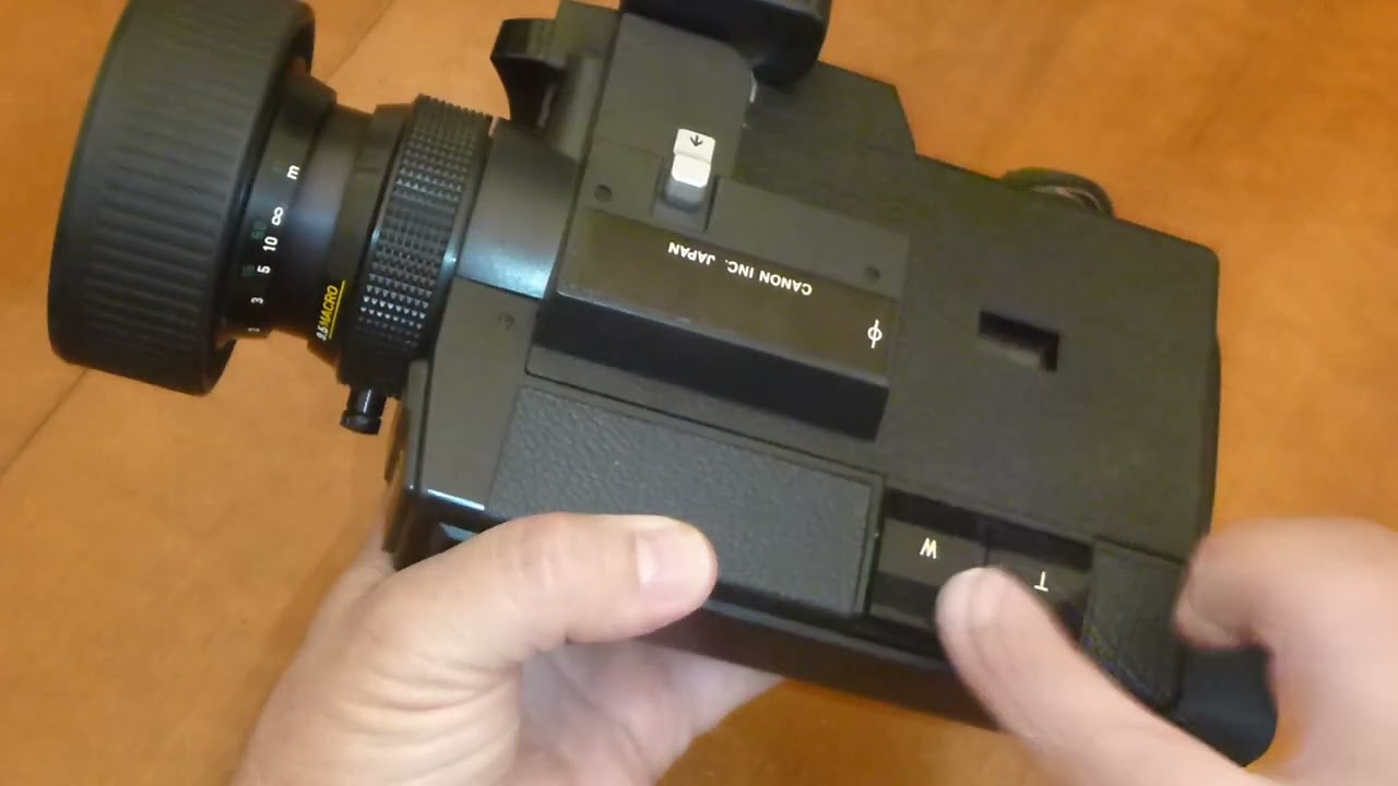 Canon AUTO Zoom 512XL Electronic Super 8 Black No167759 - YouTube