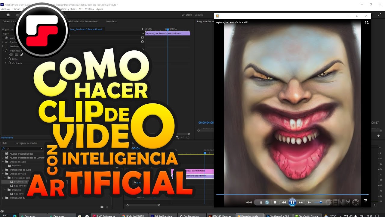 Como hacer clip de video con Inteligencia artificial. - YouTube