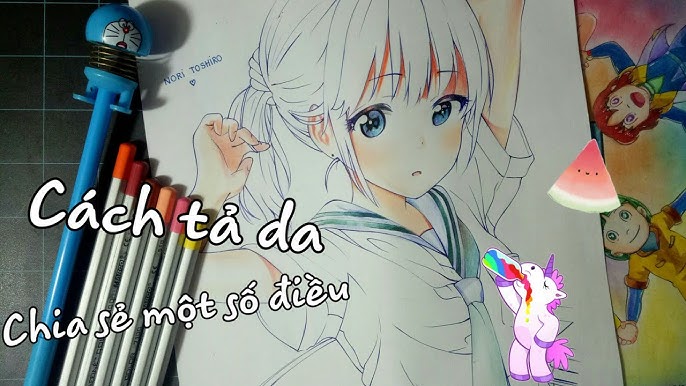 Hướng Dẫn Tô Mắt Anime Bằng Chì Màu || Drawing Eyes Anime - Youtube