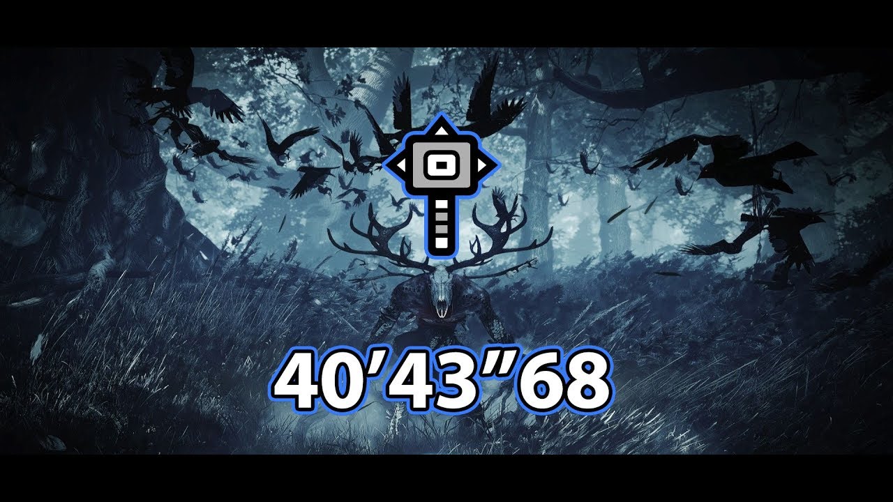 [MHW] エンシェント・レーシェン ハンマー 1人 (不屈) Ancient Leshen Hammer Solo (Fortify) - 40'43"68