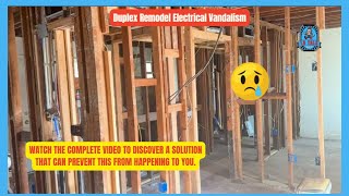 Preventing Electrical Vandalism: Essential Tips for New Construction Projects 😩#electricalvandalism