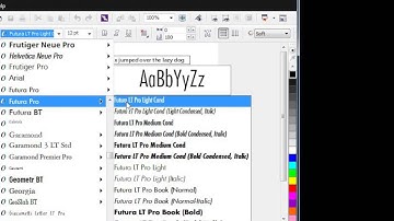 CorelDRAW Graphics Suite X6.4 Update - Improved Font list