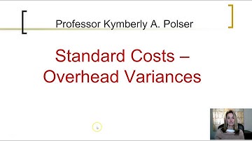 Standard Costs - Overhead Variances ch26