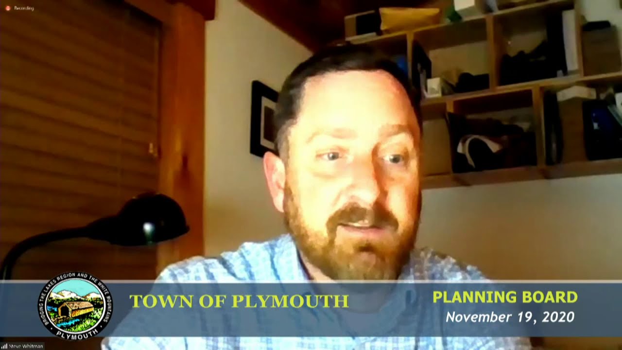 Plymouth Planning Board 11/19/20 YouTube