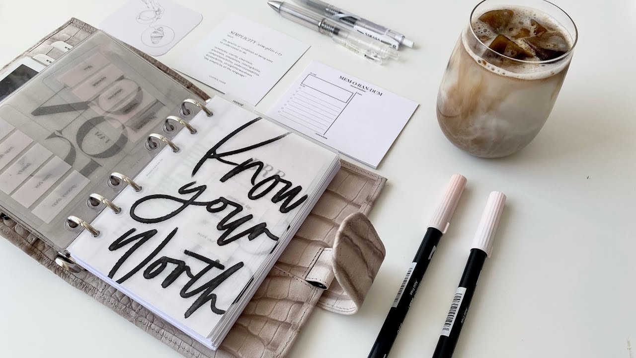 Мое планирование в ежедневнике Van der Spek A6