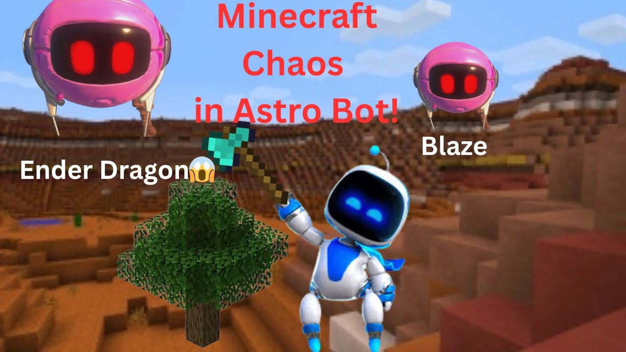 Astro Bot Goes Full Minecraft — Mesa Trees & Cave Chaos 😂 - YouTube