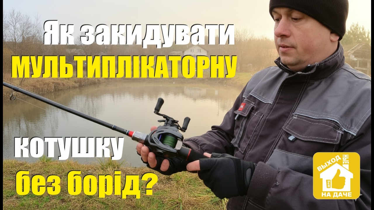 Мультиплікаторна котушка 🧵. Як закидувати 🎣 без 