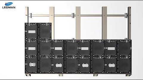Ledman COB HD 4K 8K LED Wall Micro LED Display Installation