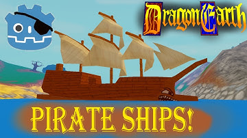 Added Boats!  Beginning of the Pirate Ships!  (Indie Devlog) Foxhood RPG/Adventure Game #Godot #RPG