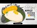 Mango sticky rice recipe 🥭 with normal rice | Thailand Famous Mango Sticky Rice | @RiyaaRanjan