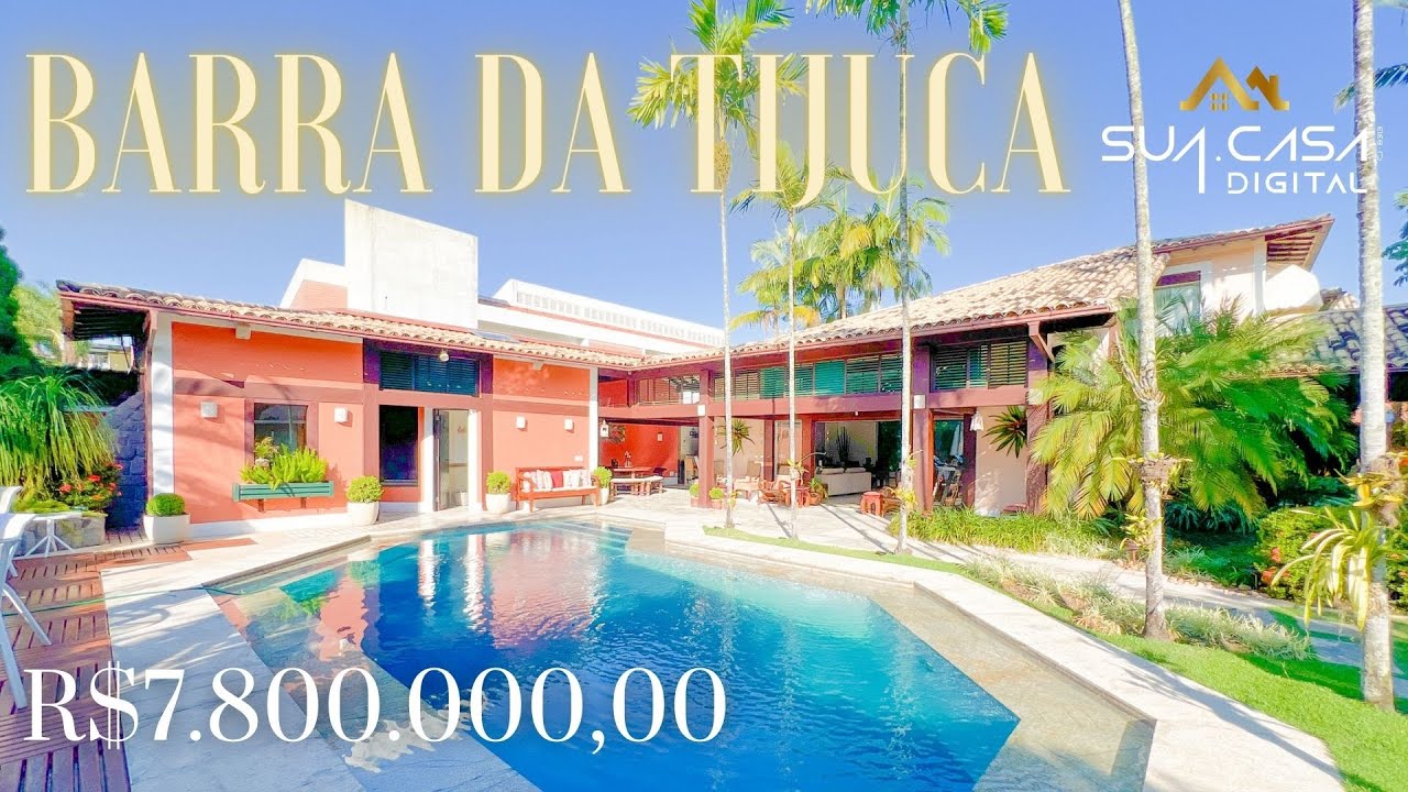 BELÍSSIMA CASA COM PROJETO ITALIANO NO CONDOMÍNIO MALIBU | BARRA DA TIJUCA | TOUR SUA CASA DIGITAL