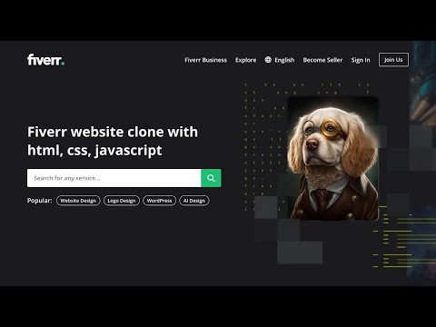Build Your Own  Fiverr Clone Tutorial-[Hinid] | Step-by-Step Guide | HTML CSS JAVASCRIPT