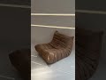 COD Dreame Caterpillar Lazy Sofa Chamois Leather Fabric Single Sofa Chair Balcony Leisure Chair