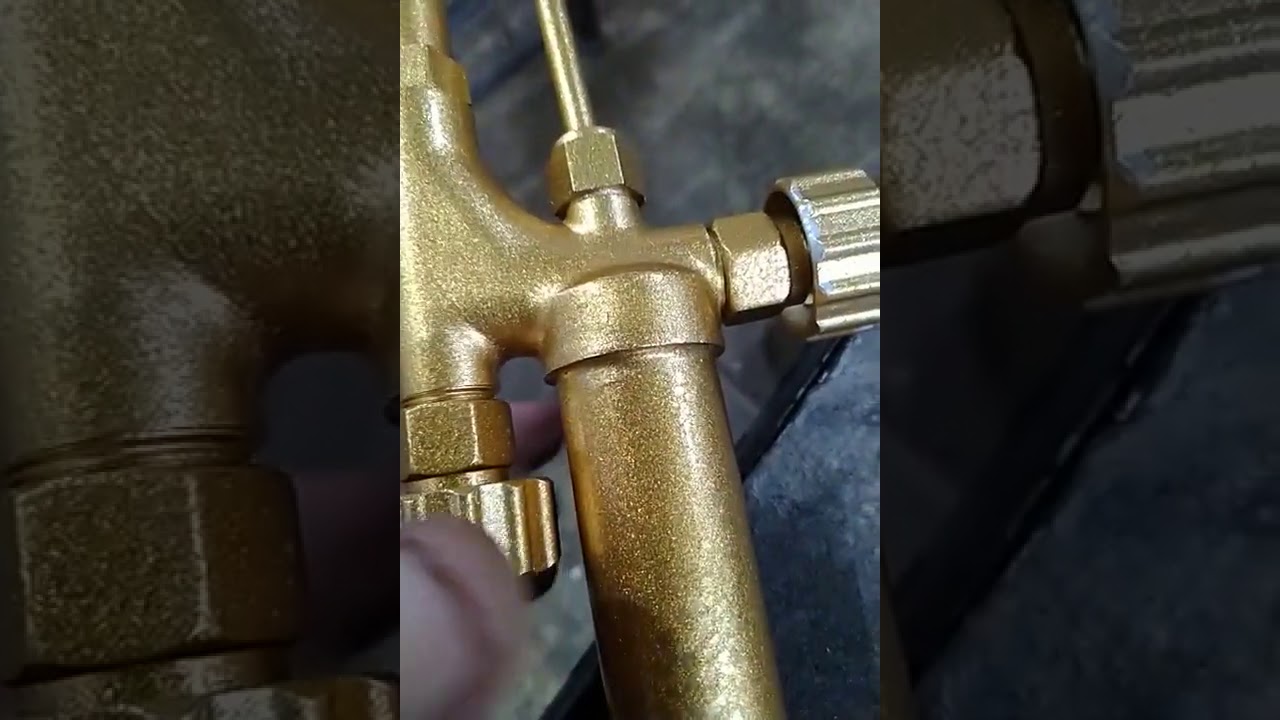 1st leak test on Yamato Cutting Torch.