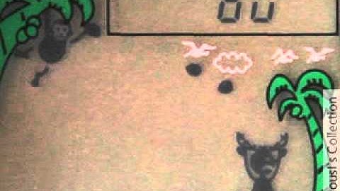 Bandai Electronics GD Monkey Coconut Handheld Game Digital like Nintendo Game & Watch