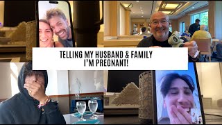 Telling My Husband and Our Family We're Pregnant!