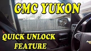 GMC Yukon Quick Unlock feature you may not know about