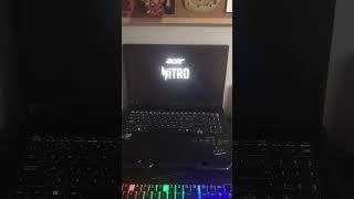 Gaming laptop boot up test#gaminglaptop #acernitro