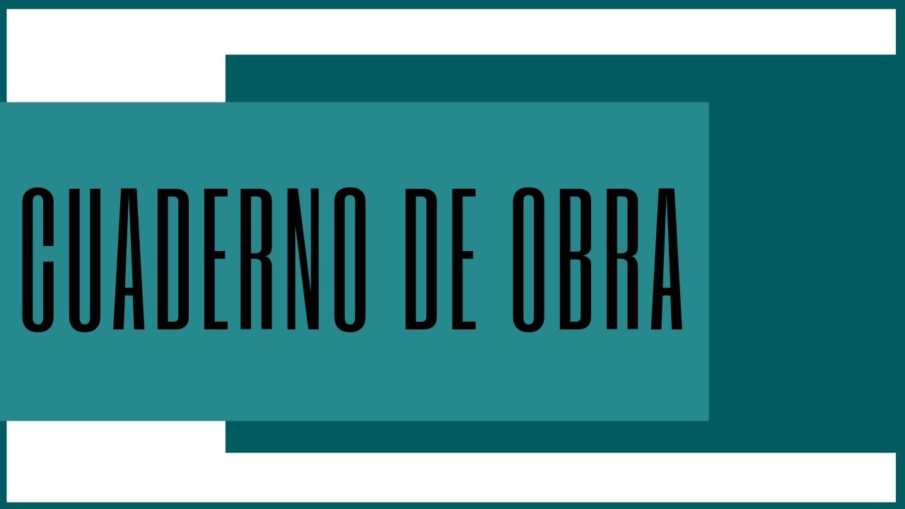04 Cuaderno de Obra | Investiobras