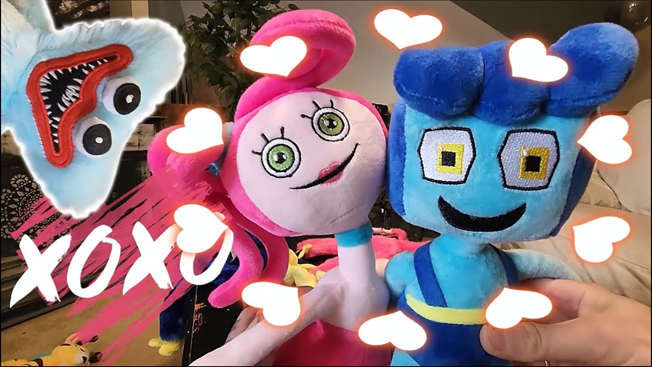 New Daddy Long Legs & Mommy Long Legs Plush Dolls + Baby Huggy and Kissy! 